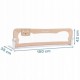 Bariera de protectie pentru pat 150 x 35 x 42 cm Nukido 722201 - Bej