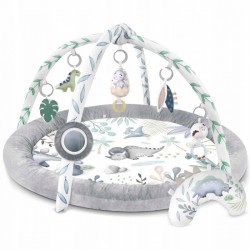 Salteluta de joaca pentru copii Nukido Dino 730200 - Gri