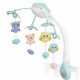 Carusel muzical pentru patut cu proiector sunete si jucarii Ricokids RK-813 - Albastru