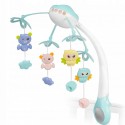 Carusel muzical pentru patut cu proiector sunete si jucarii Ricokids RK-813 - Albastru