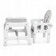 Scaun de masa 5 in 1 Ricokids Sinco - Gri - Resigilat