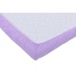 BabyNeeds - Cearceaf cu elastic 140x70 cm Lila
