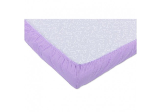BabyNeeds - Cearceaf cu elastic 140x70 cm Lila