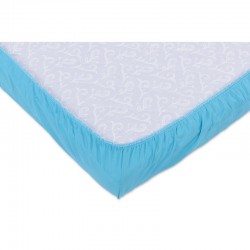 BabyNeeds - Cearceaf cu elastic 140x70 cm Bleu