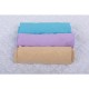 BabyNeeds - Set 3 cearceafuri cu elastic 120x60 cm Bleu+Lila+Cappuccino