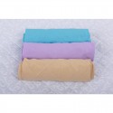 BabyNeeds - Set 3 cearceafuri cu elastic 120x60 cm Bleu+Lila+Cappuccino