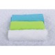 BabyNeeds - Set 3 cearceafuri cu elastic 120x60 cm Bleu+Verde+Alb