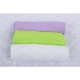BabyNeeds - Set 3 cearceafuri cu elastic 120x60 cm Lila+Verde+Alb
