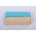 BabyNeeds - Set 2 cearceafuri cu elastic 120x60 cm Bleu+Cappuccino