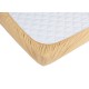 BabyNeeds - Set 2 cearceafuri cu elastic 120x60 cm Bleu+Cappuccino