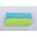 BabyNeeds - Set 2 cearceafuri cu elastic 140x70 cm Bleu+Verde
