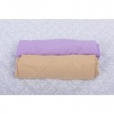 BabyNeeds - Set 2 cearceafuri cu elastic 140x70 cm Lila+Cappuccino