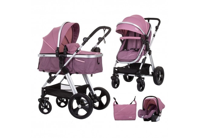 Carucior Chipolino Havana 3 in 1 rose water