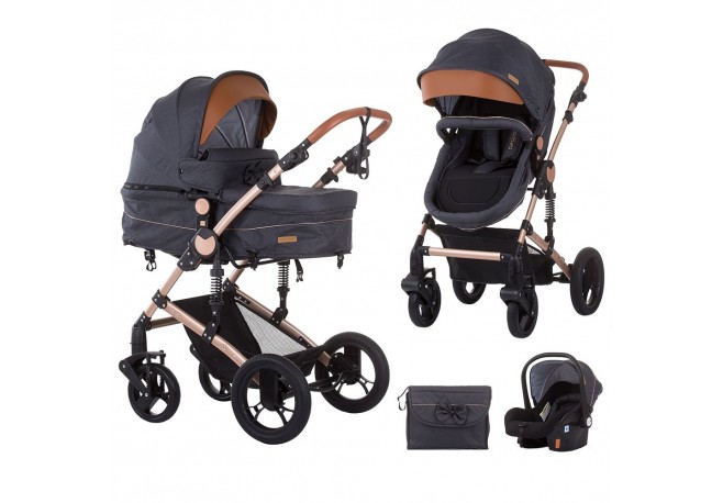 Carucior Chipolino Camea 3 in 1 anthracite