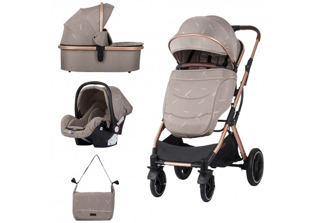Carucior Chipolino Zara 3 in 1 humus