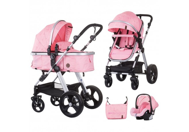 Carucior Chipolino Havana 3 in 1 blush