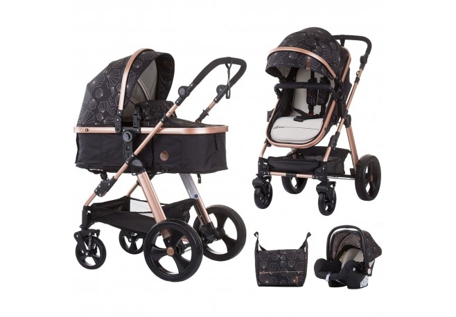 Carucior Chipolino Havana 3 in 1 black diamond