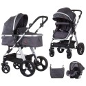 Carucior Chipolino Havana 3 in 1 anthracite