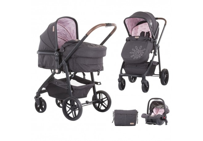 Carucior Chipolino Adora 3 in 1 peony pink