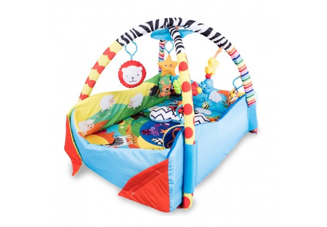 Lionelo - Salteluta interactiva Anika  Cu jucarii Conform cu standardul european de securitate EN71 Multicolor