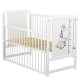 BabyNeeds - Patut din lemn Timmi Girafa 120x60 cm Cu laterala culisanta Din lemn de pin si mdf Stabil si rezistent Inaltime salt
