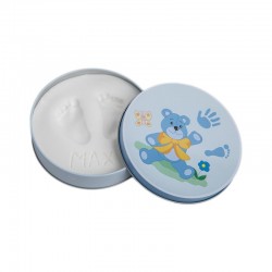 Baby HandPrint - Mulaj amprente in cutie cadou Dream Box Non-toxic Conform cu standardul european de siguranta EN 71-3:2019 Alba