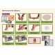 Baby HandPrint - Kit mulaj cu dubla amprenta Double Memory Frame Cu rama foto 10x15 cm Non-toxic Conform cu standardul european 