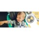 Lionelo - Scaun auto Sander Spatar reglabil Forward-Facing sau Rear-Facing Pozitie de somn 0-36 Kg Cu Isofix si centura Top Teth