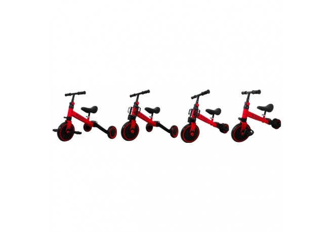 Bicicleta multifunctionala 4 in 1 cu pedale detasabile P8 R-Sport - Rosu - Resigilat