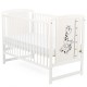 BabyNeeds - Patut din lemn Timmi Girafa 120x60 cm Din lemn de pin si mdf Stabil si rezistent Inaltime saltea reglabila pe 3 nive