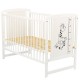 BabyNeeds - Patut din lemn Timmi Girafa 120x60 cm Din lemn de pin si mdf Stabil si rezistent Inaltime saltea reglabila pe 3 nive