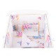 BabyNeeds - Lenjerie patut 5 piese Cu doua protectii laterale Pernuta Plapumioara Cearceaf Din bumbac Pentru patut 120x60 cm Ele