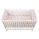 BabyNeeds - Lenjerie patut 5 piese Cu doua protectii laterale Pernuta Plapumioara Cearceaf Din bumbac Pentru patut 120x60 cm Flu