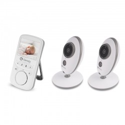 Lionelo - Videofon Babyline 5.1  Wireless Cu melodii Cu doua camere independente