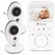 Lionelo - Videofon Babyline 5.1  Wireless Cu melodii Cu doua camere independente