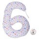 BabyNeeds - Perna multifunctionala Enjoy Cu husa detasabila din bumbac Fluturasi Multicolor