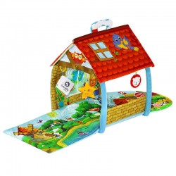 Lionelo - Salteluta educationala interactiva Agnes Cu jucarii Conform cu standardul european de securitate EN71 Multicolor