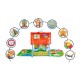 Lionelo - Salteluta educationala interactiva Agnes Cu jucarii Conform cu standardul european de securitate EN71 Multicolor