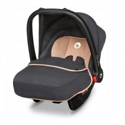 Lionelo - Scaun auto Noa Plus Sand 0-13 Kg Cu maner reglabil Cu husa de picioare Cu capotina Cu salteluta cu doua fete Conform c