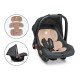 Lionelo - Scaun auto Noa Plus Sand 0-13 Kg Cu maner reglabil Cu husa de picioare Cu capotina Cu salteluta cu doua fete Conform c