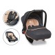 Lionelo - Scaun auto Noa Plus Sand 0-13 Kg Cu maner reglabil Cu husa de picioare Cu capotina Cu salteluta cu doua fete Conform c