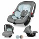 Lionelo - Scaun auto Noa Plus Scandi 0-13 Kg Cu maner reglabil Cu husa de picioare Cu capotina Cu salteluta cu doua fete Conform