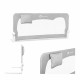 Lionelo - Bariera protectie pat Hanna  Cu buzunar accesorii 150x66 cm Conform cu standardul european de securitate BS7072 Gri