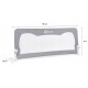 Lionelo - Bariera protectie pat Hanna  Cu buzunar accesorii 150x66 cm Conform cu standardul european de securitate BS7072 Gri