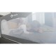 Lionelo - Bariera protectie pat Hanna  Cu buzunar accesorii 150x66 cm Conform cu standardul european de securitate BS7072 Gri