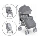 Lionelo - Carucior sport Irma Cu husa de picioare Cu plasa de tantari Conform cu standardul european de securitate EN1888-1 Gri