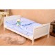 BabyNeeds - Patut din lemn Nadia transformabil pentru bebe si junior 140x70 cm Din lemn de pin si mdf Stabil si rezistent Inalti