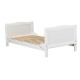 BabyNeeds - Patut din lemn Nadia transformabil pentru bebe si junior 140x70 cm Din lemn de pin si mdf Stabil si rezistent Inalti