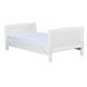 BabyNeeds - Patut din lemn Nadia transformabil pentru bebe si junior 140x70 cm Din lemn de pin si mdf Stabil si rezistent Inalti