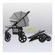Lionelo - Carucior sport Annet Concrete Cu accesorii Gri